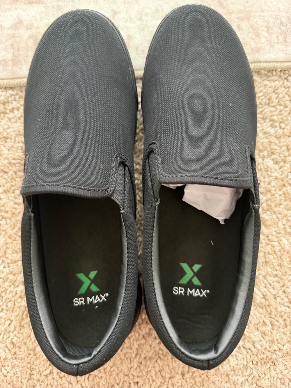 NWT - Black Slip-On Canvas Shoe - Men’s Size 10